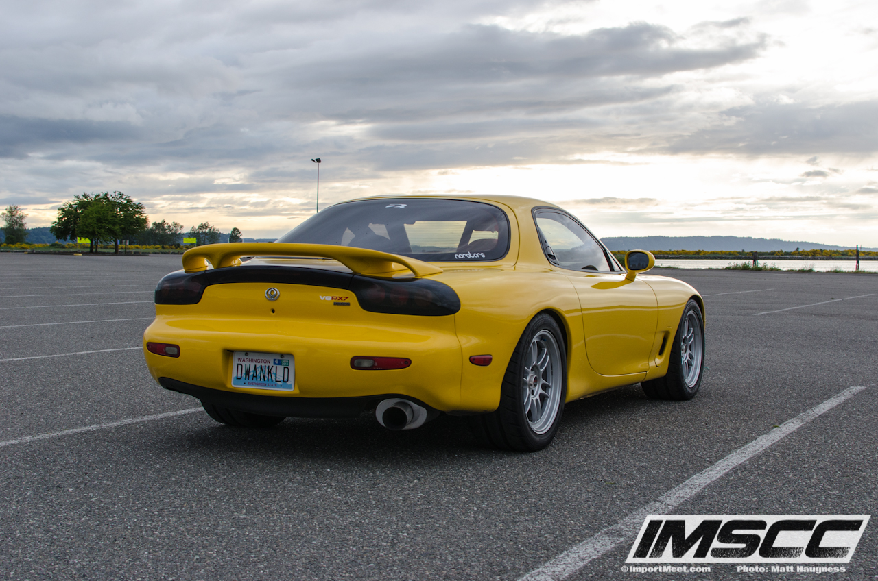 Drift Games - Josh's FC RX-7 looking particularly yellow